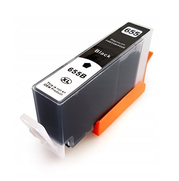 HP 655XL Black Generic Cartridge HP 655XL Black Generic Cartridge