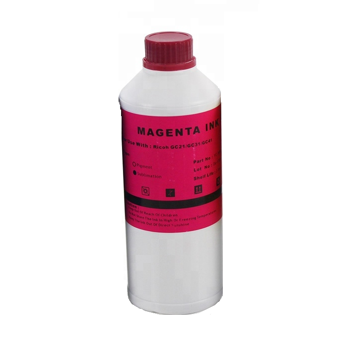 Ricoh Magenta Sublimation Dye Ink Bottle Ricoh Magenta Sublimation Dye Ink Bottle