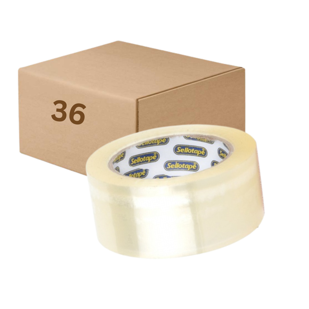 Clear Tape 48 x 100m x 40mic (Box of 36) Clear Tape 48 x 100m x 40mic (Box of 36)