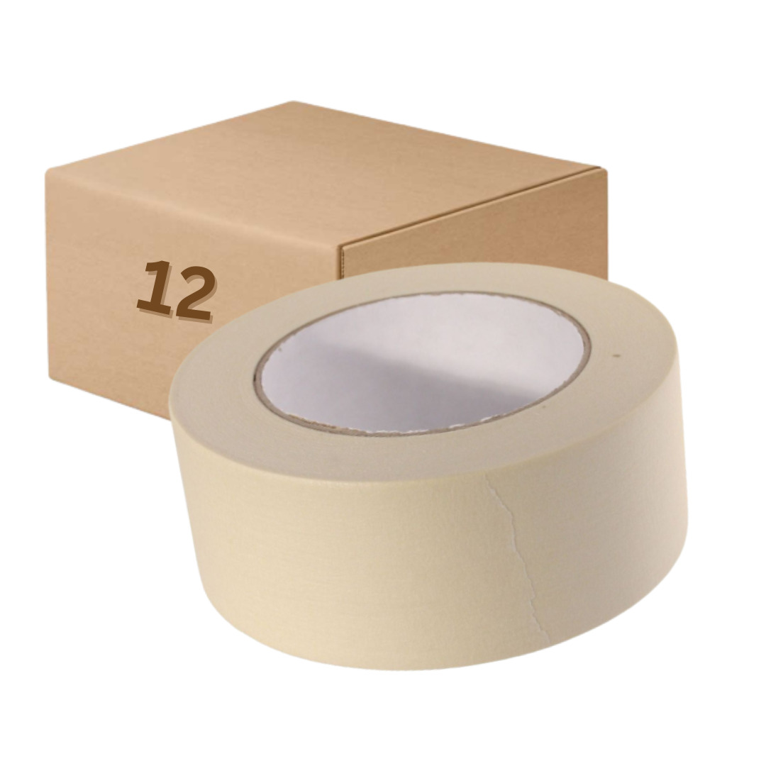 (Masking Tape) 12pcs Shrink Wrapped - 24mm x 40m x 130mic (Masking Tape) 12pcs Shrink Wrapped - 24mm x 40m x 130mic