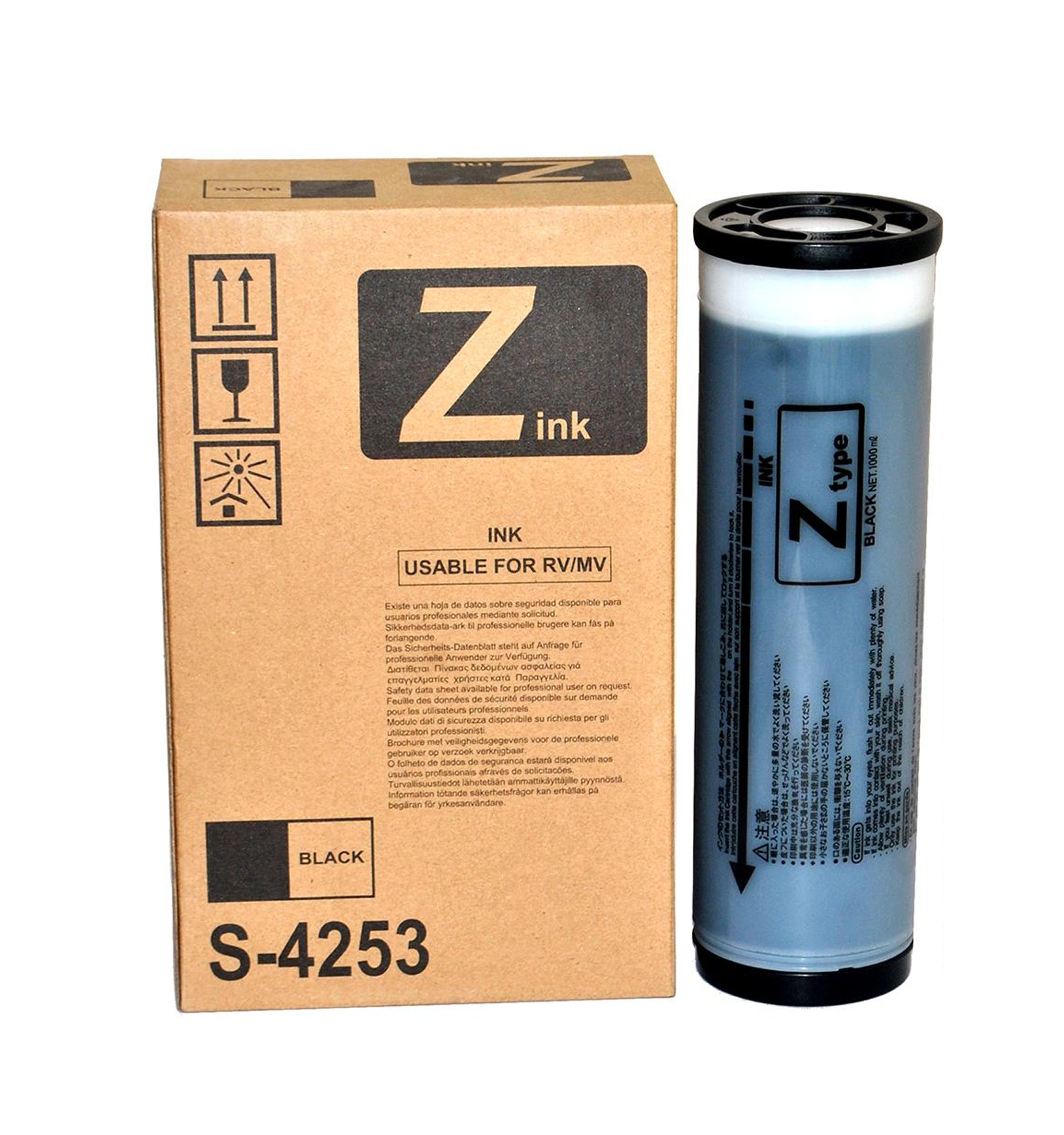 4253 OEM RISO S-4253 Black Original Ink