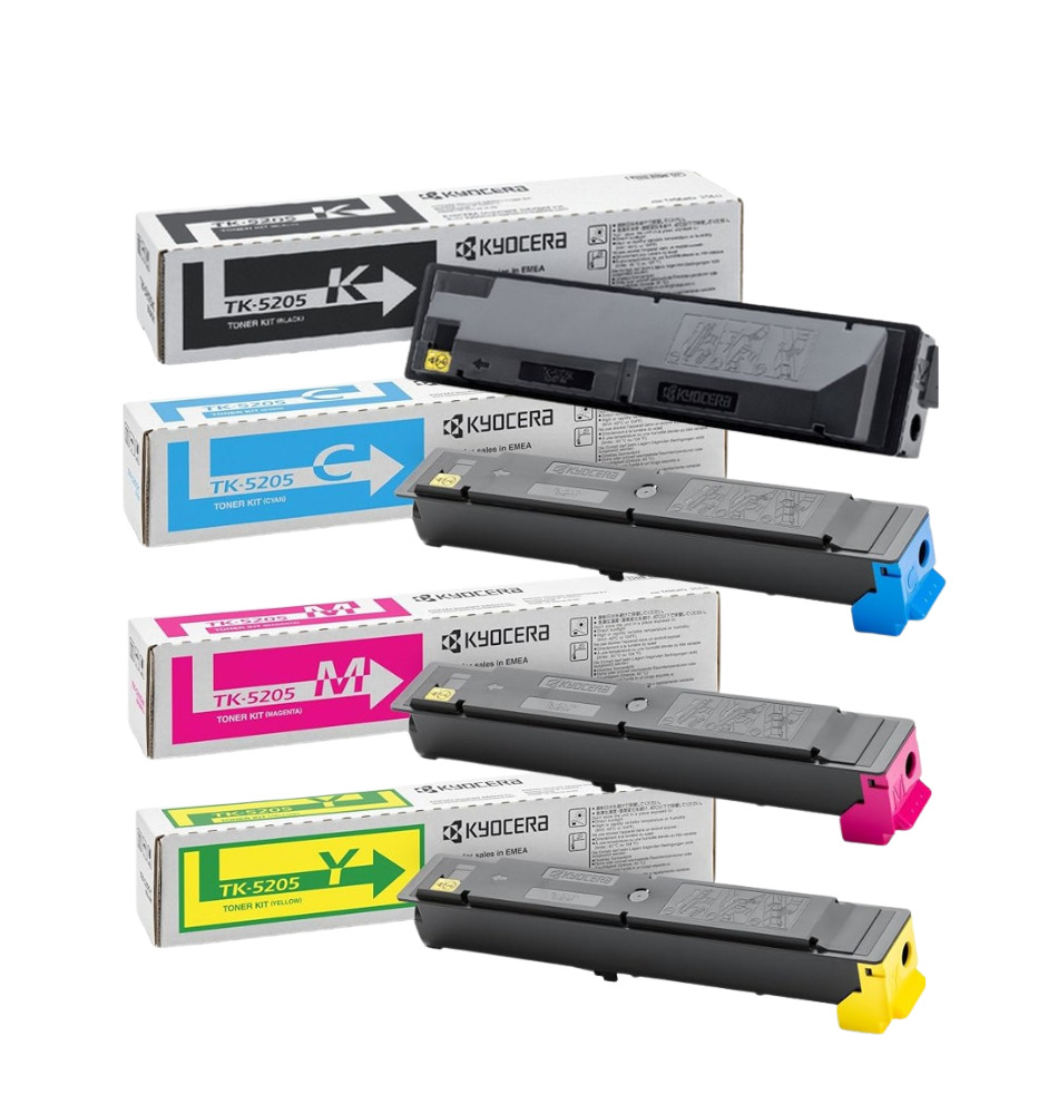 Kyocera TK 5205 Premium B/C/M/Y Generic Toners Kyocera TK 5205 Premium B/C/M/Y Generic Toners