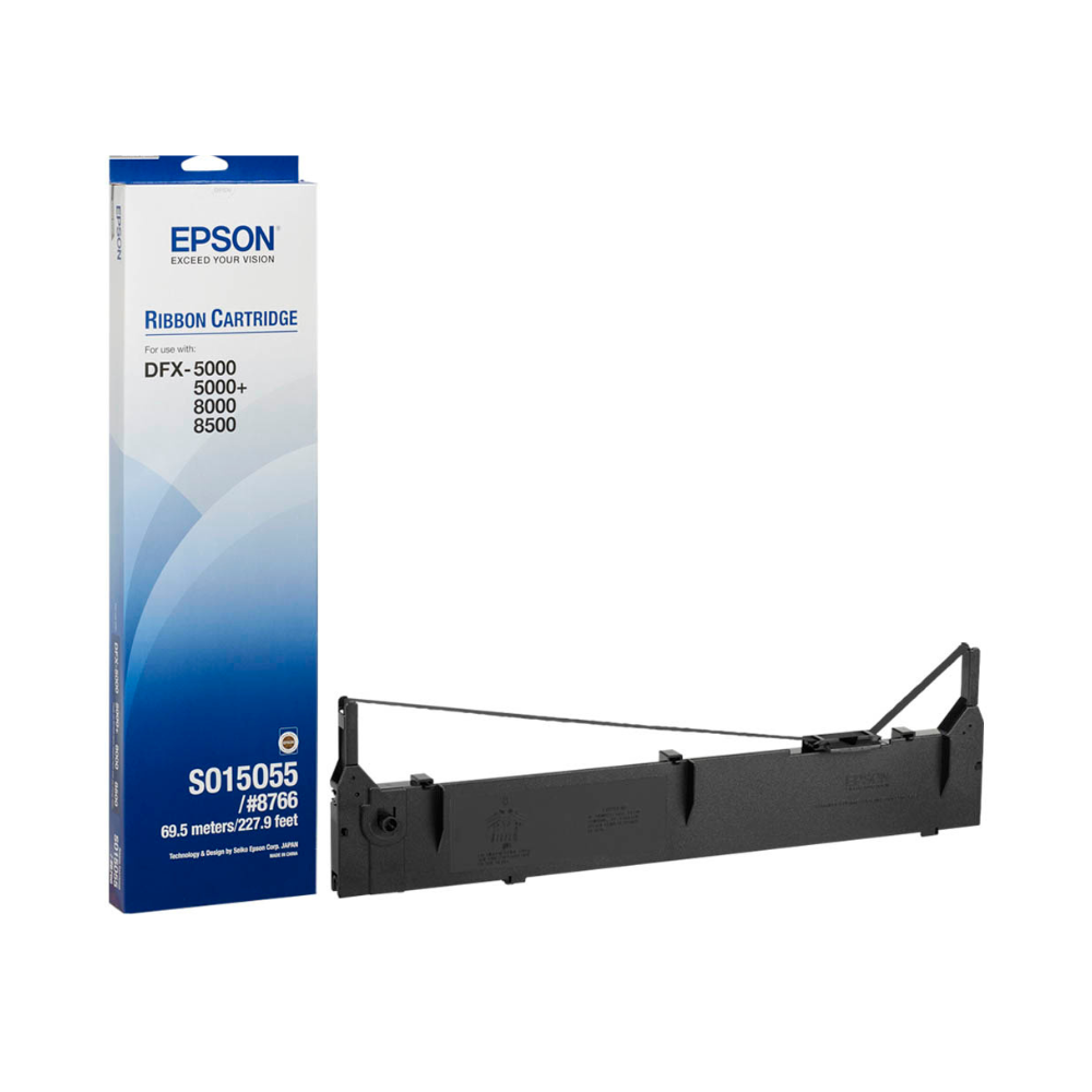 EPSON S015055 Black Nylon Original Ribbon Cartridge EPSON S015055 Black Nylon Original Ribbon Cartridge