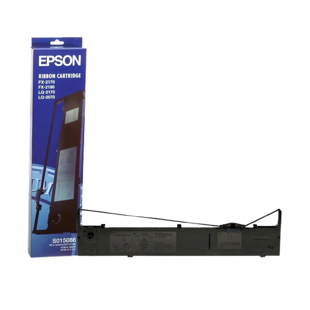 EpsonS015086 Black Nylon Original Ribbon Cartridge EpsonS015086 Black Nylon Original Ribbon Cartridge
