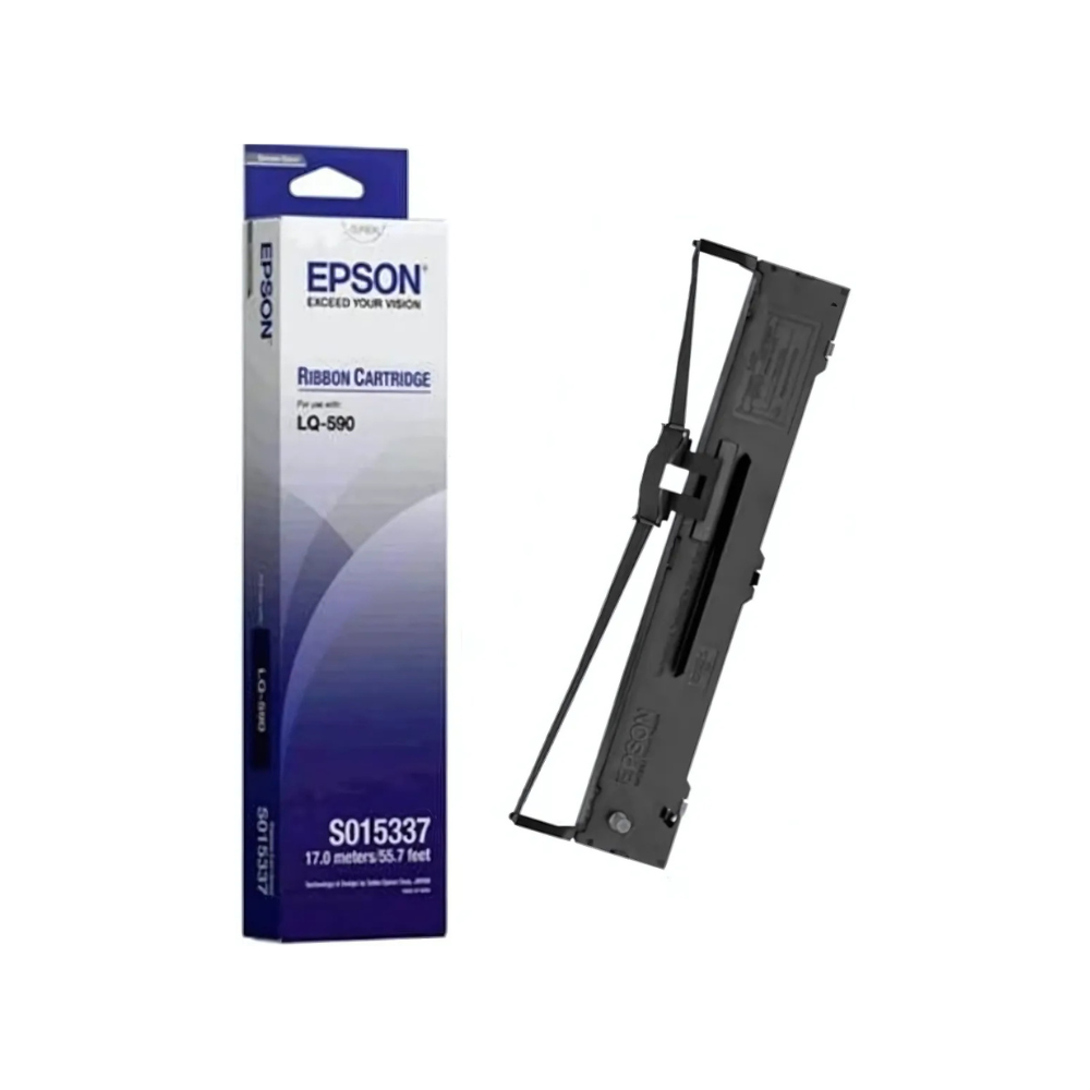 Epson LQ590 Black Nylon Original Ribbon Cartridge Epson LQ590 Black Nylon Original Ribbon Cartridge