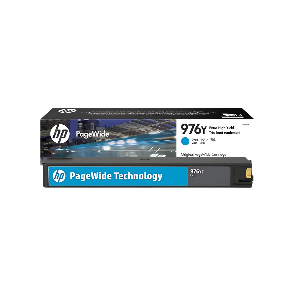 HP 976YC Cyan Original Ink Cartridge (L0S29YC) HP 976YC Cyan Original Ink Cartridge (L0S29YC)