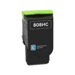 Lexmark 808H Cyan Generic Toner Cartridge